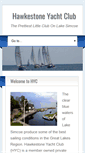 Mobile Screenshot of hawkestoneyachtclub.com