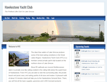 Tablet Screenshot of hawkestoneyachtclub.com